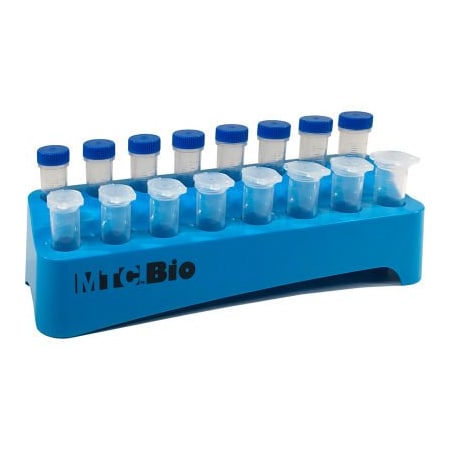 MTC Bio 2 Tiered Rack For 5 Ml MacroTubes, 16 Place, Blue